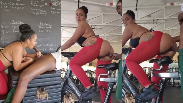 DaPhaneZ follando en el gimnasio – Allxporno.com