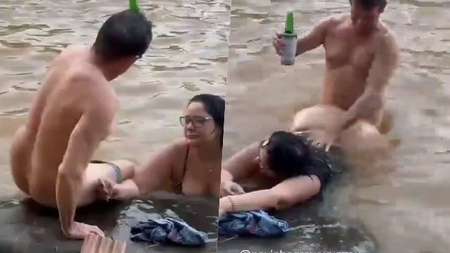Señora Culona Borracha Singando en el Rio – Allxporno.com